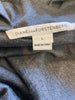 Diane Von Furstenberg grey 100% wool drape dress size UK12/US8