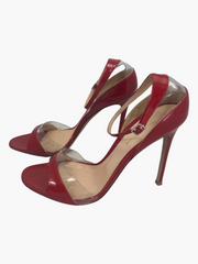 Gianvito Rossi red patent leather heels size UK6.5/US8.5