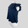 ME+EM navy 100% cotton short sleeve top size UK6/US2