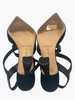 Manolo Blahnik black suede & leather heels size UK6/US8