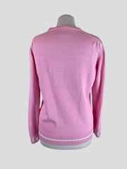 Iceberg pink rabbit print long sleeve top size UK8/US4