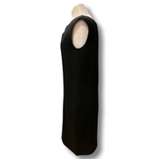Oscar De La Renta black 100% wool sleeveless dress size UK12/US8