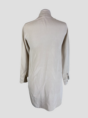 Max Mara cream long sleeve shirt size UK8/US4