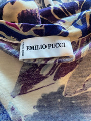 Emilio Pucci multicoloured long sleeve cardigan size UK12/US8