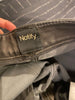 Notify black 100% leather slim trousers size UK8/US4