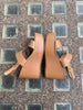 Salvatore Ferragamo tan leather wedges size UK7.5/US9.5