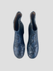 Maison Margiela navy snake skin ankle boots size UK7/US9