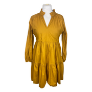 J.Crew mustard 100% cotton shirt dress size UK6/US2