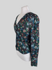 Veronica Beard multicoloured floral print 100% silk shirt size UK8/US4