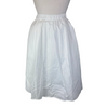 Madewell white A- line 100% cotton skirt size UK6/US2