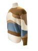 Theory brown & cream 100% cashmere jumper size UK8/US4