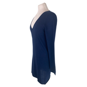Zadig & Voltaire navy 100% merinos long sleeve dress size UK10/US6