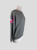 Jumper 1234 grey 100% cashmere jumper size UK12/US8