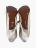 Lanvin cream satin heels size UK7/US9