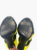 Balenciaga yellow & black leather & elastic strappy sandals size UK3/US5