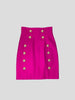Balmain pink 100% wool skirt size UK8/US4