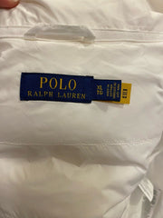 Polo Ralph Lauren white & blue down & feather jacket size UK14/US10