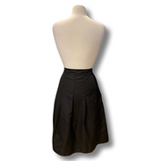 Ganni black A- line skirt size UK6/US2