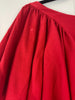 Colette Dinnigan red 100% merino wool short sleeve dress size UK8/US4