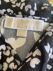 Michael Kors black & white sleeveless dress size UK8/US4