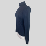 Goat Library navy polo neck top size UK8/US4
