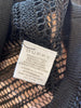 Duffy black cotton blend short sleeve top size UK12/US8