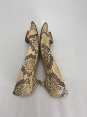 Prada beige snake skin kitten heels size UK6/US8