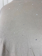 Dries Van Noten taupe 100% cotton short sleeve T- shirt size UK6/US2