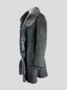 Grey 100% sheepskin coat size UK6/US2