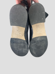 Valentino black leather boots size UK6/US8