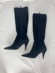 Saint Laurent black suede boots size UK7/US9
