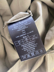 Ba&sh khaki 100% cotton jumpsuit size UK10/US6