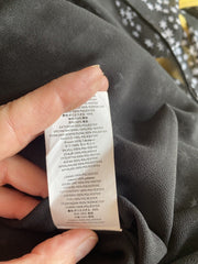 Michael Kors black star print long sleeve dress size UK8/US4