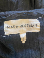 Mara Hoffman black 100% organic cotton long beach kaftan size UK14/US10