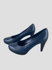Walter Steiger navy leather heels size UK6.5/US8.5