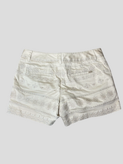 White Black House Market cream cotton blend shorts size UK12/US8