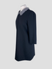 Goat black 100% wool 3/4 sleeve dress size UK12/US8