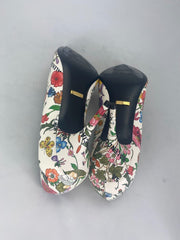 Gucci x Balenciaga multicoloured floral print leather heels size UK8/US10