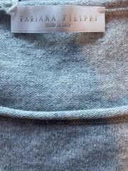Fabiana Filippi grey wool, silk & cashmere blend jumper size UK12/US8