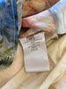 Stella McCartney cream print viscose & silk short sleeve top size UK8/US4
