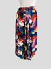 Ba&sh multicoloured asymmetric midi skirt size UK10/US6