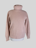 Tory Burch powder pink wool & cashmere blend jumper size UK6/US2